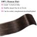 Clip In Hair Extensions - Remy Human Hair Double Thick Dark Brown #2 (16 40cm 40g) - Real Hairpiece for Effortless Volume - Buy Online on GoSupps.com