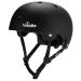TurboSke Skateboard Helmet, BMX Helmet, Multi-Sport Helmet, Bike Helmet for Kids, Youth, Men, Women Black S/M (20.5"-22.8")