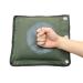 ZooBoo Wing Chun Kung Fu Wall Bag Canvas Leather Kick Boxing Striking Punch Bag Leather Army Green
