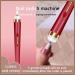 Dajidafu ABS Electric Nail Drill Portable Handheld 200mAh Adjustable Battery Powered Replacement 3.7V Manicure Pedicure Mill Red - Buy Online on GoSupps.com