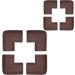 TUKA 5M Edge + 8 Corners Guard Set Extra Thick L-Shaped Edge Protection Corner Guards Child Senior Baby Safety | Childproofing Foam Anti Collision Protector Table TKD7000-Set Maroon/Burgundy 5M Edge Guard + 8 Corner Guard Brown - Buy Online on GoSupps.com
