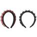 amangul Spiked Headband Gothic Tiaras Rivet Headband Rock Headband For Men Punk Headband Steampunk Leather Spiked Headpiece(Red) - Buy Online on GoSupps.com
