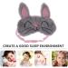 2pc Cartoon Eyepatch Masks - Cute Animal Design for Girls, Women - Plush Rabbit Eye Cover for Sleep and Shade - Grey - Buy Online on GoSupps.com
