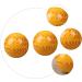 CLISPEED 2pcs Sea Willow Health Ball - Quartz Baoding Lacrosse Balls for Deep Tissue Massage & Muscle Relaxation - Natural Resin Trigger Point Balls - 5x5CM Yellow - Buy Online on GoSupps.com