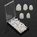 Smile Teeth Veneers - 50 Premium Temporary Crowns for Bad Tooth Coverage | Fast Styling & Healthy Materials | Includes Storage Box - Perfect for Cosmetic Dentistry - Buy Online on GoSupps.com