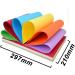UPlama Double Sided Neon Construction Paper Pads - 200 Sheets, 20 Assorted Colors, 70GSM A4 Printing Paper - Buy Online on GoSupps.com