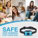 Anti Bark Collars For Dog Training - ABS Polyester Fabric 2-7 Adjustable Sensitivity Level With Beep & Vibration Dog Collar Waterproof Stop Dog Barking Device - Buy Online on GoSupps.com