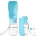 Wimans Foldable Dog Water Bottle, 12oz-19oz Dishwasher Safe Washable, Portable Leak Proof Dog Water Bottle Dispenser,for Dog Car Travel, Walking, Hiking, Food Grade Plastic 12oz Blue