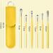 Pleteffect Ear Cleaner Set - Professional Portable Ear Cleaning Kit for Adults & Kids | Best Earwax Cleaner Tool 2024 (Yellow - Buy Online on GoSupps.com