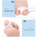 Orthopedic Corrector for Men & Women - Toe Separator 5-Pack Set for Hallux Valgus Relief - Non-Surgical Big Toe Straightener & Nail Remover Tool (One Size) - Buy Online on GoSupps.com