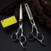 Professional 6 Inch Hair Cutting Scissors - Steel Yellow Gem Thinning Shears for Barbers & Hairdressers - International Shipping Available - Buy Online on GoSupps.com