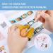 Beginner Needle Felting Kit with Colorful Needles & Instructions - Wool Supplies for Christmas & Children's Day | Multicolor - Buy Online on GoSupps.com
