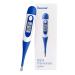 Berrcom Digital Thermometer for Adults,Oral and Underarm Thermometer with Fever Alarm,C/F Switchable Rectal Thermometer with Soft Tips Thermometer for Adult and Kid (DT-008)