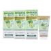 Garnier Pack of 3 Garnier Gel Bottles - Moisturizing Cream - Organic Hemp - 50 ml - Regenerates the skin