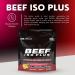 Out Angled Beef Iso Plus Isolate Protein 900g - Strawberry Lime Flavor - Buy Online on GoSupps.com