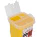 Storage Socket for Old Razor Blades | Portable Sharp Object Container | Yellow Razor Blade Disposal Bank - Buy Online on GoSupps.com