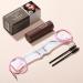 Eyebrow Stencils - Eye Brow Stamping Kit Smudge-Proof and Waterproof Reusable Eye Brow Stamp with 12 Eyebrow Templates for Beginner and Skilled Person Hersil Blonde - Buy Online on GoSupps.com