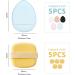5 Pieces Drop-Shaped Powder Puffs and 5 Pieces Square Powder Puffs Makeup Sponge Set Makeup Puffs Mini Puffs Air Cushion Puffs Makeup Tools - Buy Online on GoSupps.com