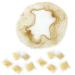 NATUCE 30 Pcs Hair Nets Hair Bun Holder Ballet Elastic Edge Hair Net Cap Holder for Ballet Dance Nurse and so on (Gold)