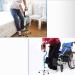 Portable Old Four-Foot Walker Non-Slip Blue/Silver Old Multi-Function Crutches Non-Slip Walking Stick with Hospital Interesting - Buy Online on GoSupps.com