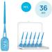 TEPE EasyPick Dental Picks Size M/L 36 Count Blue - Daily Oral Hygiene for Healthy Teeth and Gums - Buy Online on GoSupps.com
