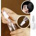 8 Pack 20ml Transparent Travel Spray Bottles | Refillable Cosmetic Containers for Men & Women | Free Labels Included - Buy Online on GoSupps.com