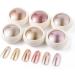 GZMAYUEN Rose Gold Nail Chrome Powders - 6 Colors Metallic Mirror Nail Powders for Stunning Nail Art Decor - Buy Online on GoSupps.com