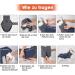 Slowton Navy Blue Winter Coat for Dogs | Warm Polar Fleece Jacket with Turtleneck & Waterproof Design | Adjustable & Windproof Vest for Small Pets - Buy Online on GoSupps.com