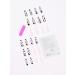 24pcs Cow Coffin Fake Nail Cow Pink Black Rhinestone Press on Nails Cow Pink Coffin Nails Luxurious Nails Acrylic Nails Fake Nails For Women Girls - Buy Online on GoSupps.com