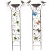 Kolibri 2-in-1 Wet Moss Bird Potions & Garden Trellis - Metal Bird Water Dispenser & Retro Stand Feeder for Outdoor Garden Decoration - Buy Online on GoSupps.com