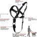 BARKLESS Head Collar with Safety Link Soft Padded Halter to Prevent Dog Pulling on Leash Gentle Anti-Pulling Training Solution for Walks Adjustable No Pull Dog Nose Leash (L Black) L Black - Buy Online on GoSupps.com