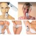 Qiningxia Electric Facial Hair Epilator Tweezers - Easy, No Pain Hair Trimming - White & Black - Medium - Buy Online on GoSupps.com