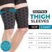 Bodyprox Thigh Compression Sleeve (1 Pair) - Adjustable Hamstring Support for Men and Women - Size Small - Buy Online on GoSupps.com