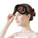 Tie Dye Animal Paw Print Sleep Mask | Adjustable Blindfold for Sleeping | Blocks Light for Night Travel | Men Women - Buy Online on GoSupps.com
