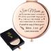 Wailozco to My Mom I Love You Love Saying Rose Gold Compact Mirror for Mom from Son Unique Meaningful Mom Gifts for Mom Mother Mother's Day Birthday Christmas from Son