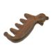 Beavorty 2 STK K tchengr ner Sandelholzkamm Wide Tooth Comb Massage Kamm scratchy massage brush Broad tooth comb from wood massage device Creative massage comb Massage supply caricature