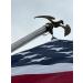 4 Pack Boat Flag Pole Clips - Rail Mount for 0.75-1.2 Inch Diameter Flagpole | Pontoon Flag Pole Kit with Carabiner Clamp - Buy Online on GoSupps.com
