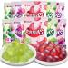 Peeling Fruit Fudge 50% Fruit Juice Content Candy Assorted Chewing Candy Green Grape Litchi Fruit Flavor Soft Candy Toffee Sweets desserts Casual Snacks gift pack (5bag Purple grape flavor) 5bag Purple grape flavor