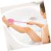 Mikinona 1 Set Bath Body Scrubbers Massager Massage Handle Accessories Yellow Home Tool with Silicone and Scrubber for Brushes Shampoo Hair Scalp Adult Shower Head Back Brushing Long Dry - Buy Online on GoSupps.com