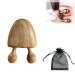 Sandalwood Natural Facial Massager Eye Massager Meridian Grooming Lymphatic Drainage Gua Sha Comb (A02)