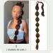 Braid Ponytail Extension Long Straight Wrap Around Ponytail Hair Extensions Natural Soft Hairpieces Synthetic Wig for Women Flaxen - Buy Online on GoSupps.com