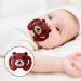 Syfunlv 10-Piece BPA-Free Silicone Baby Pacifier Set | Funny Lips Mustache & Teeth Design | Soft Night Pacifiers for Babies & Toddlers - Buy Online on GoSupps.com