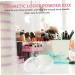 PLAFOPE Box Powder Box Empty Powder Make up Powder Puff Fluffy Puff Case Powder Compact Jar Plastic Pp White - Buy Online on GoSupps.com