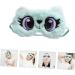 Homoyoyo Cache- il De Sommeil Peluche Portable Masque Pour Dormir Avec Grands Yeux Amusants Protection Pour Yeux Vert - Buy Online on GoSupps.com