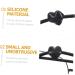 Gadpiparty 40 Pieces Slipproof Glasses Legs - Black Ear Cuff Silicone Holders | Slide-Resistant Glasses Accessories for Preventing Slipping - Buy Online on GoSupps.com