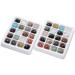 Manifo 20pcs Mineral Rock Variety Crystal Tumbled Stone Reiki Healing Polished Egg Shape Assorted Gemstone Collection - Buy Online on GoSupps.com