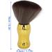 Haircutting Neck Duster Brush Salon Home Barbershop Hair Sweeping Brush Soft Nylon Professional Barber Handle Tool for Women Men Face Neck Gold - Buy Online on GoSupps.com