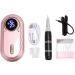 Manicure Pedicure Tools Electric Nail File Set Portable Speed 0-35000RPM for Home Salon Use (Pink) - Buy Online on GoSupps.com