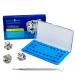 Dental Orthodontic Self-Ligating Metal Bracket Passive Dental Metal Braces with Open Tools Slot (ROTH 022 3 with HOOKS)