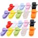 DOITOOL 100 pcs Plastic Baby Teether Toy Pacifier Clips - Soother Toy & Pacifier Suspender for Infants - Buy Online on GoSupps.com